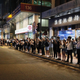 Supporters of Hong Kong’s pro-democracy movement gathered on both sides of the city’s harbor.